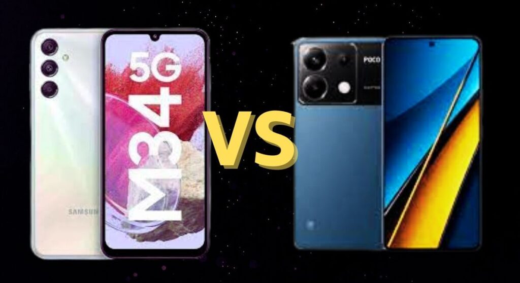 Samsung Galaxy M34 5G vs Poco X6 5G